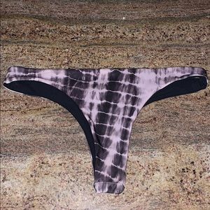 Tie dye reversible bottoms
